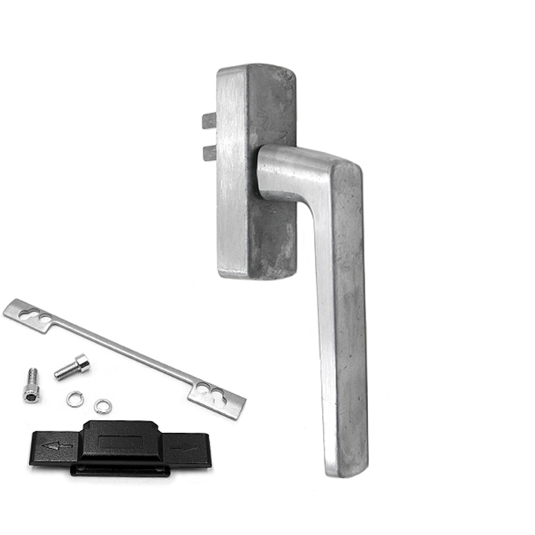 Ручка оконная GL U-адаптер, неокрашенная STROXX в Казани