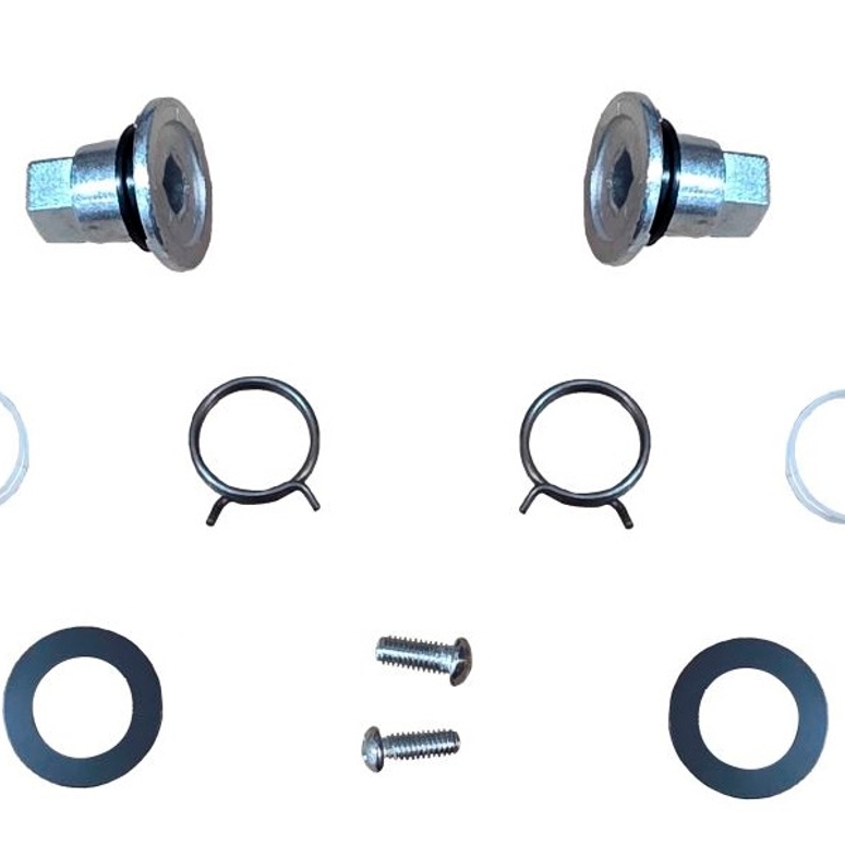 Гарнитур нажимной двусторонний раздельный с розеткой GL, неокрашенный STROXX в Новосибирске_Изображение_3