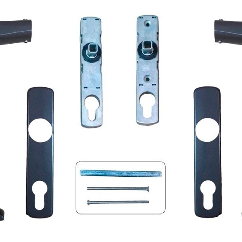 Гарнитур для HS портала под цилиндр комплект коричневый RAL8019 STROXX в Москве