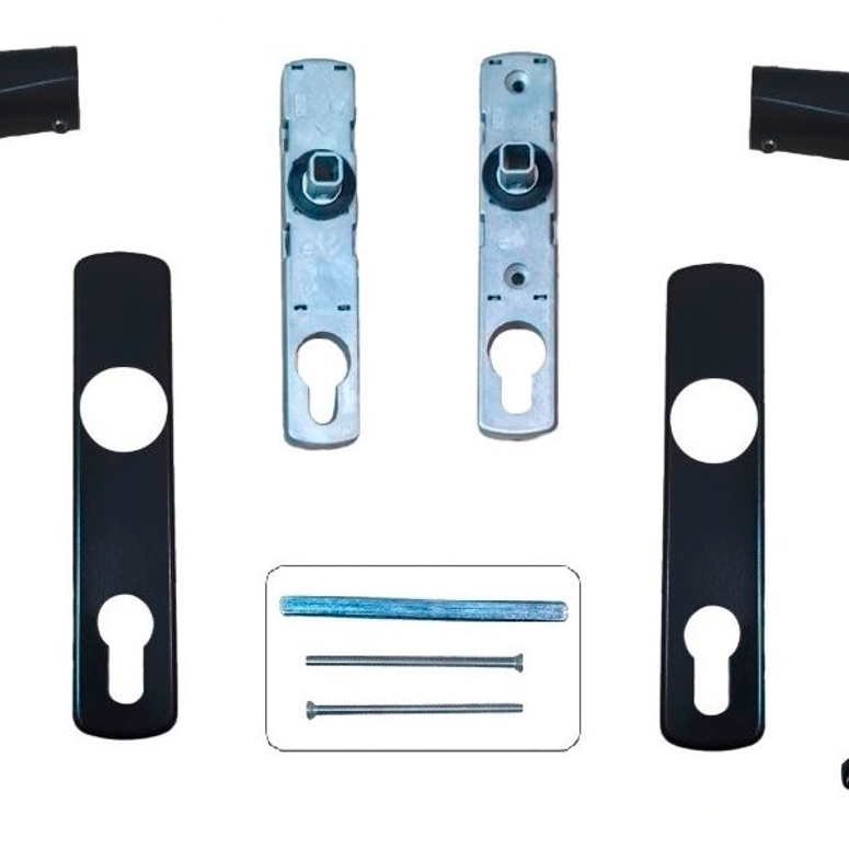 Гарнитур для HS портала под цилиндр комплект черный RAL9005 STROXX в Москве