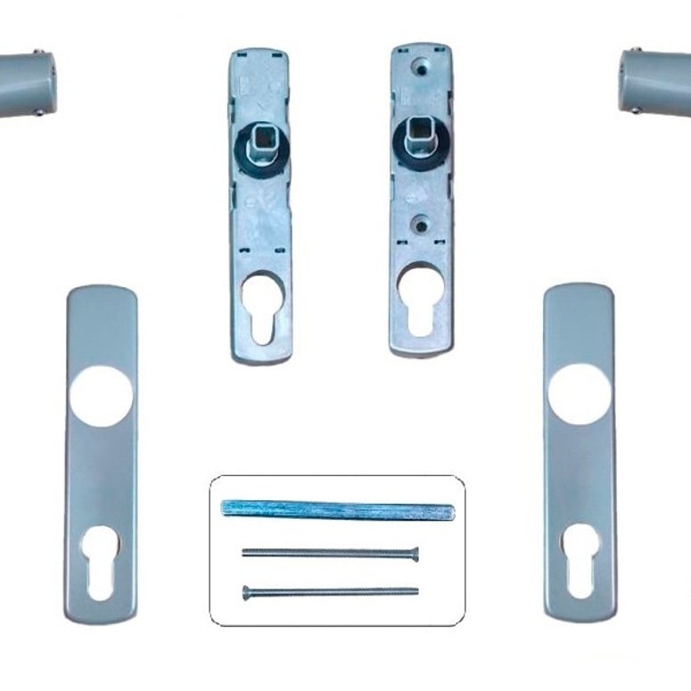 Гарнитур для HS портала под цилиндр комплект серый RAL9007 STROXX в Москве