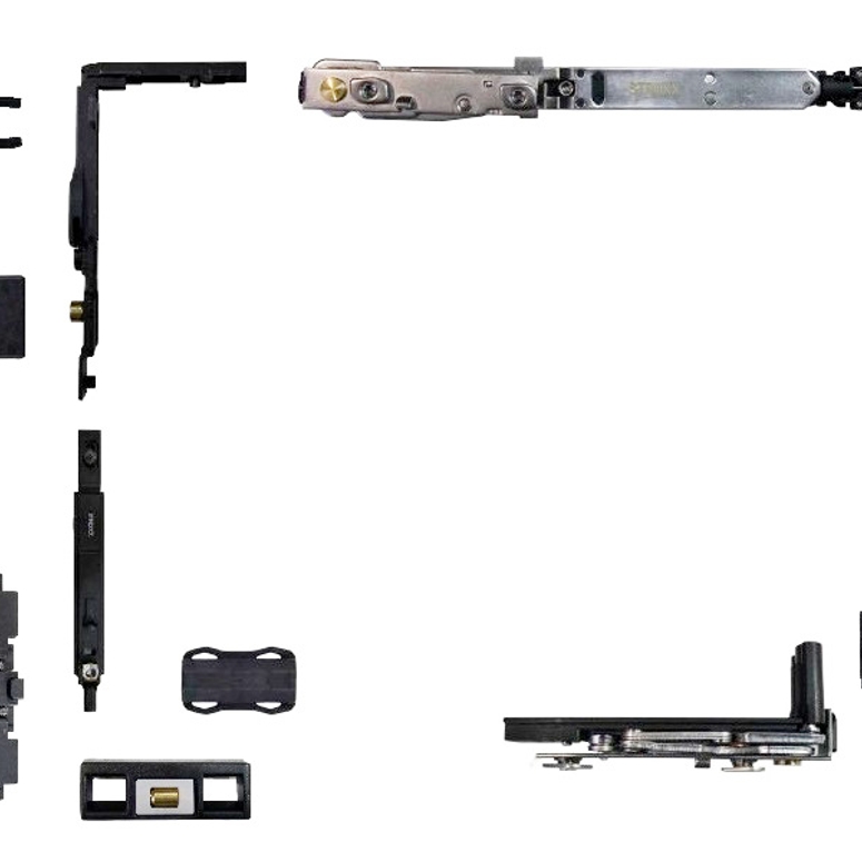Комплект скрытой п/о фурнитуры для алюминия RVH 100 кг правый STROXX new в Москве