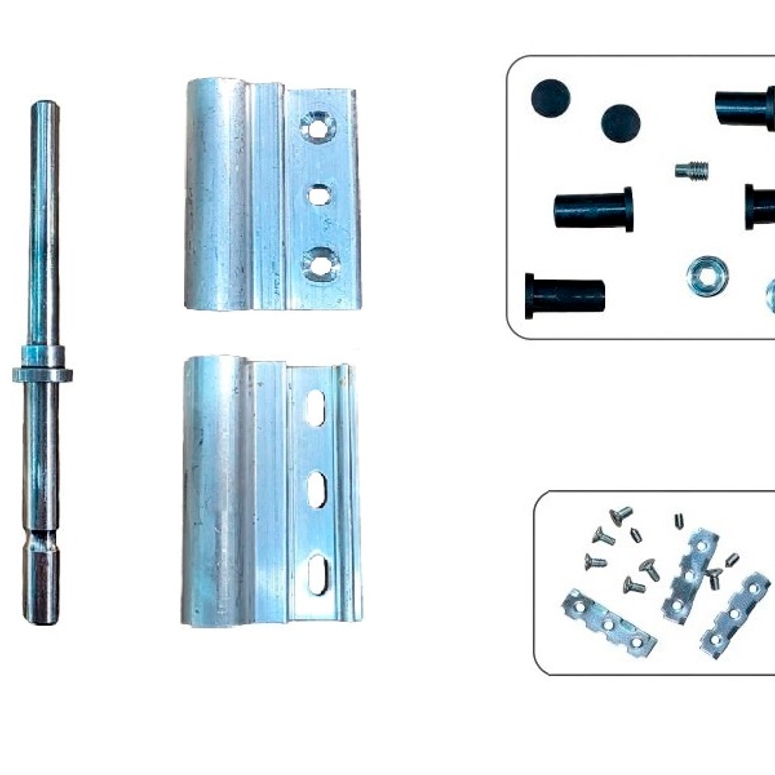 Петля дверная 2-х секционная клеммная регулируемая 120кг неокрашенная STROXX в Москве_Изображение_2