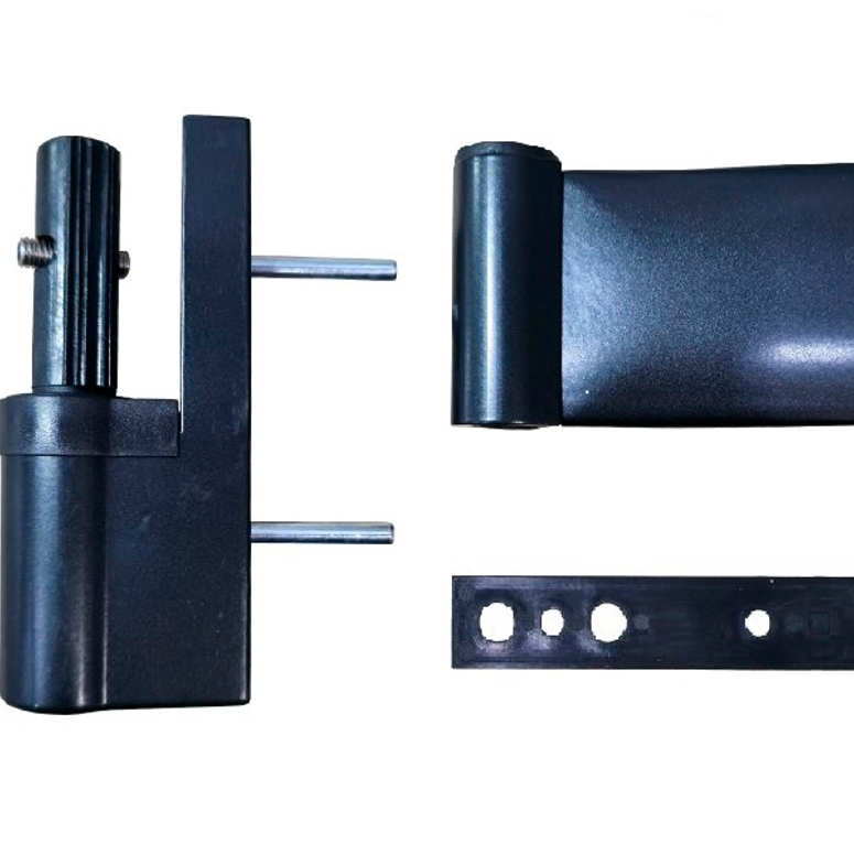 Петля дверная KTV 140 кг 15-20мм черная RAL9005 STROXX в Санкт-Петербурге_Изображение_2