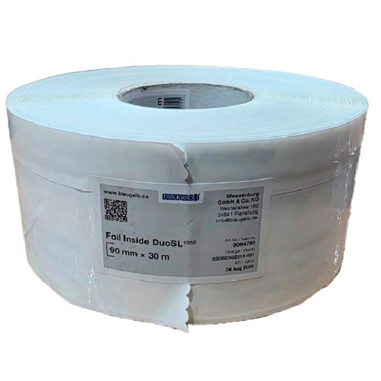 Лента DuoSL 1050 ACTIVE полноклеевая внутренняя ширина 90мм рулон 30м белая BLAUGELB в Новосибирске