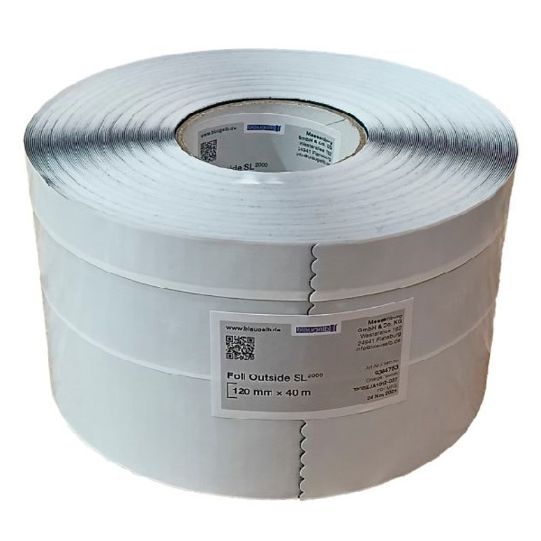 Лента DuoSL 2000/9 ACTIVE полноклеевая внешняя ширина 120мм рулон 40м черная  BLAUGELB в Новосибирске