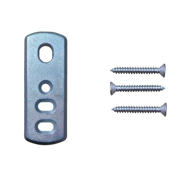 Планка ответная для шпингалета алюминиевых дверей нижняя STROXX в Санкт-Петербурге